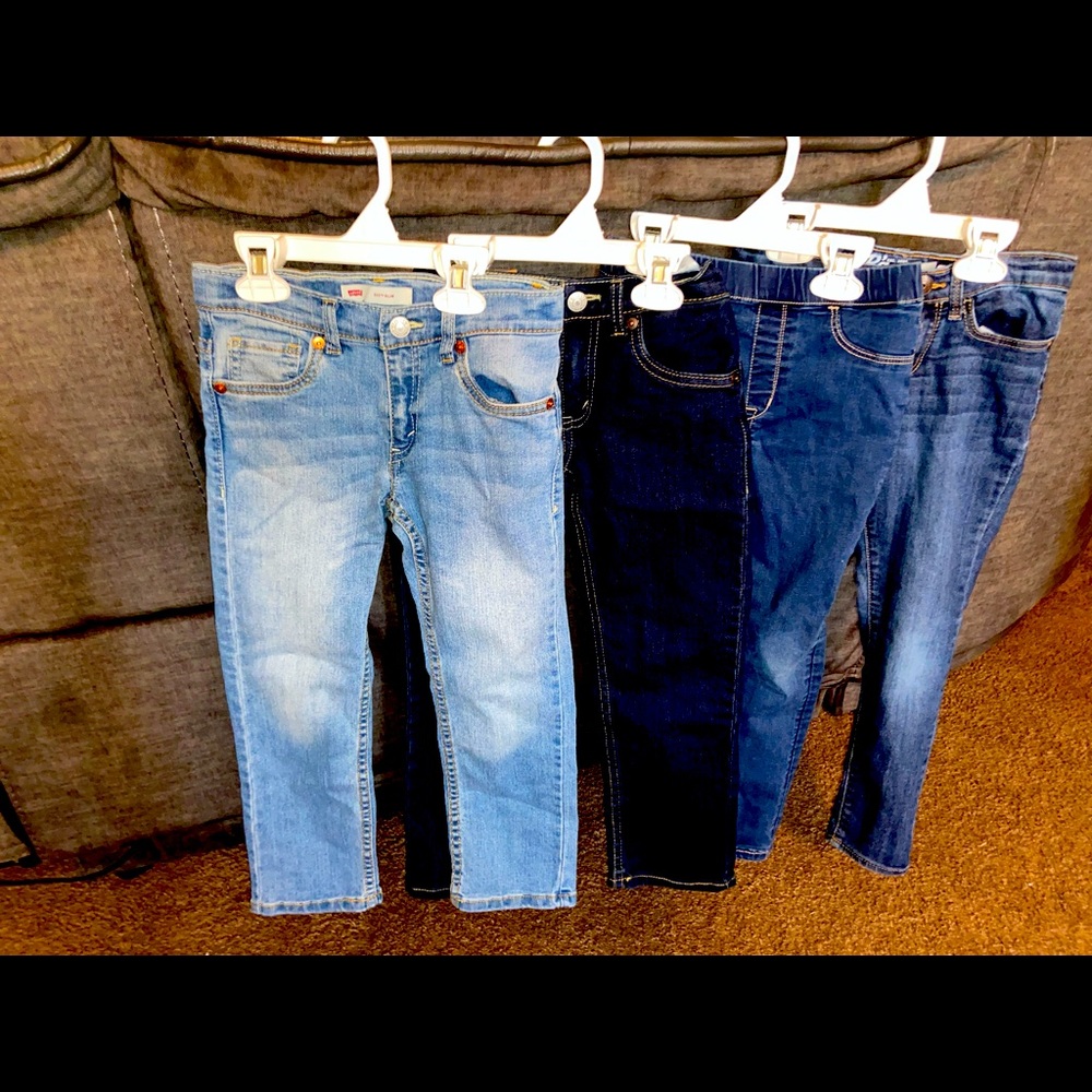 Little girl size 6 Jeans and Jeggings